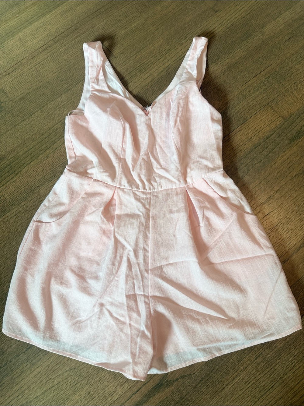 Blue Rain Light Pink Romper Size Medium